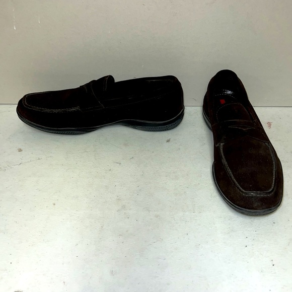 PRADA MOCCASINS IN BROWN SUEDE - Picture 4 of 8